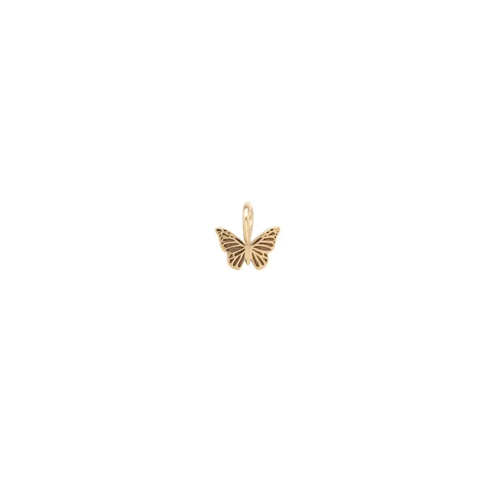 14k Midi Bitty Butterfly Charm