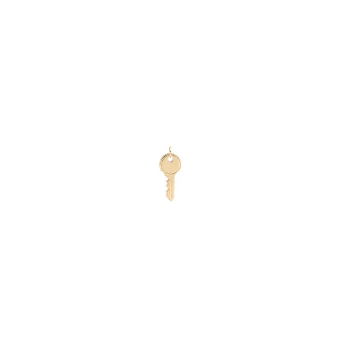 14k Midi Bitty Key Charm