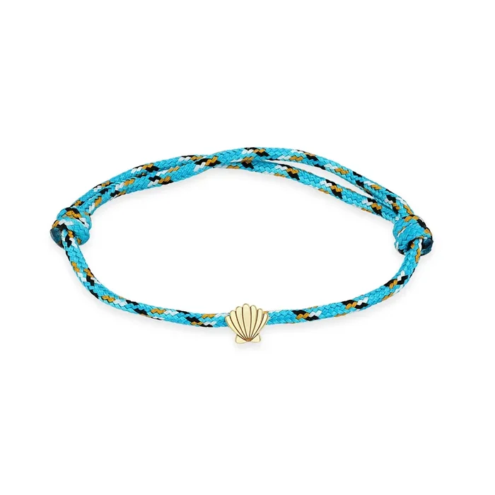 14k Midi Bitty Seashell Paracord Bracelet