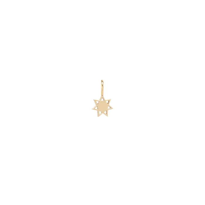 14k Midi Bitty Sun Charm