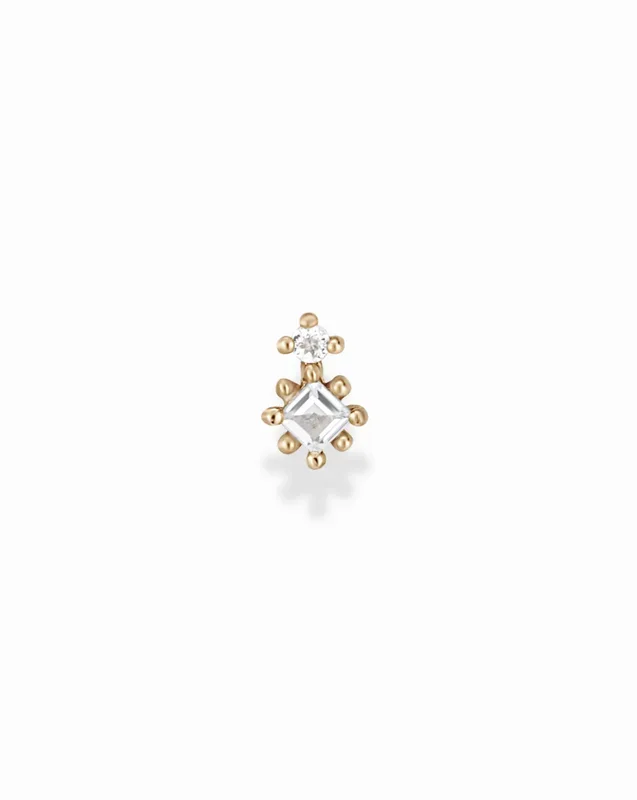 14k Pretty Please Stud