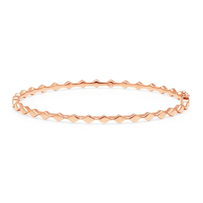 14K Rose Gold Stackable Bangle
