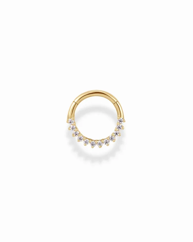 14k Soleil Hoop