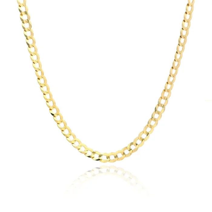 14k Solid Cuban Curb Chain (3.5MM – 24” Inches) JTJ™