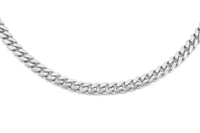 14k Solid Gold Cuban Link Chain 3mm