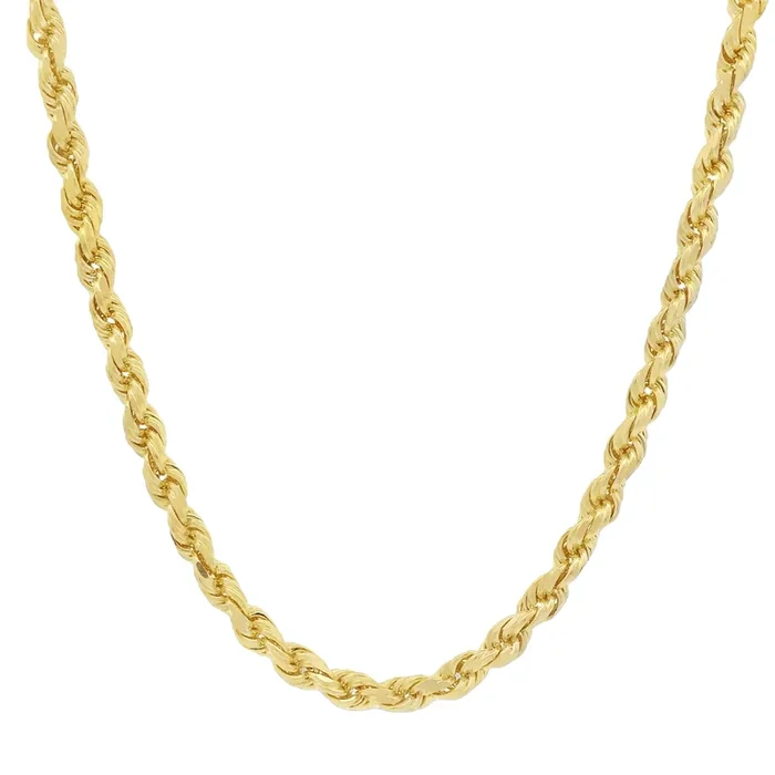 14K SOLID Rope Chain (3.5MM / 24” inches) JTJ™