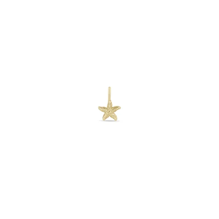 14k Starfish Charm