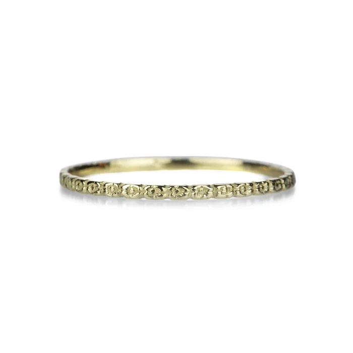 14k Tiny Circles Stack Ring