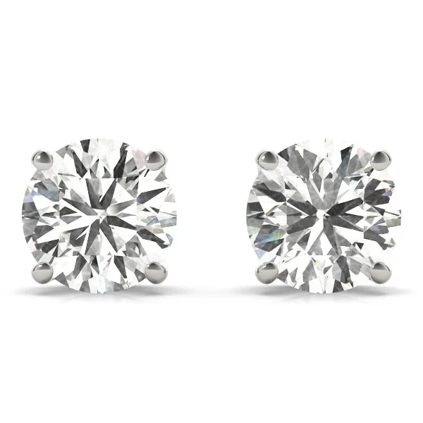 14K White Gold 0.05CT Lab Diamond Studs