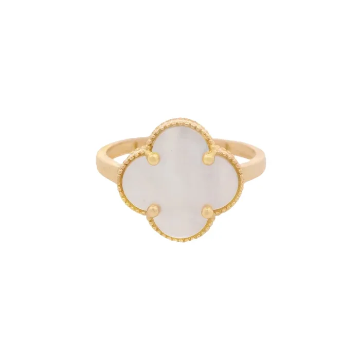 14k Women’s White Clover Ring (M) JTJ™