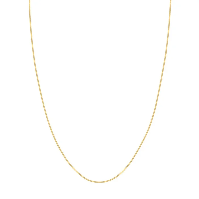 14k Yellow Gold 1.0mm Snake Chain