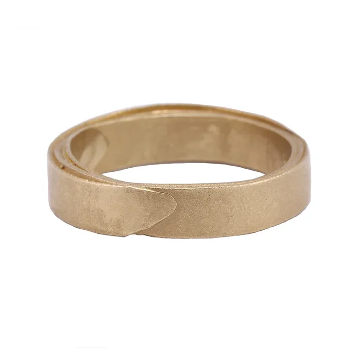 14k Yellow Gold Wrap Band