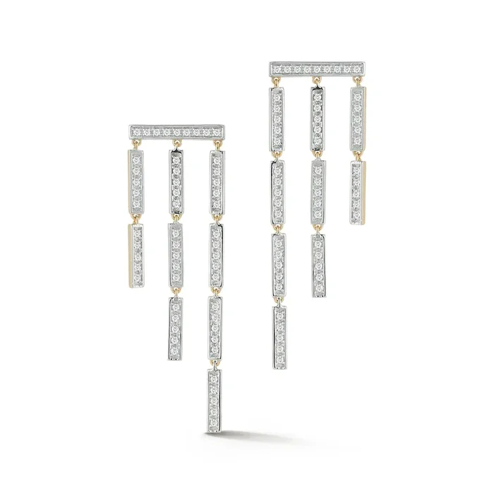 14kt La Barre Fringe Earrings