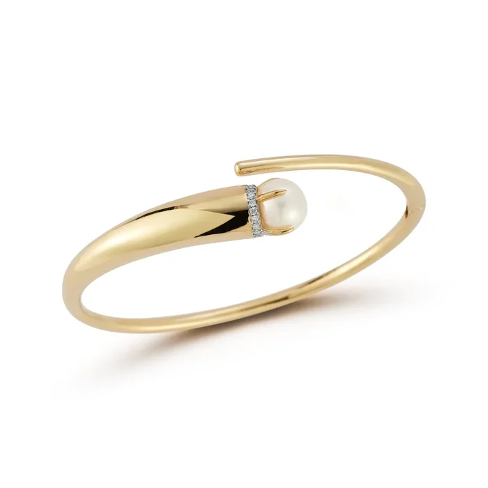 14kt Pearl Cornucopia Bracelet