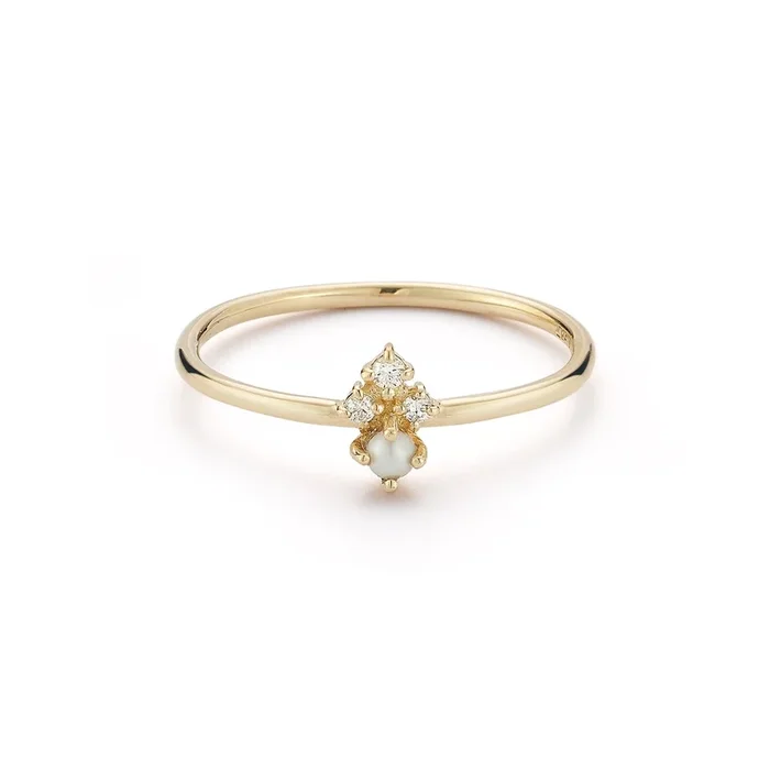 14kt The Little Things Pearl Ring