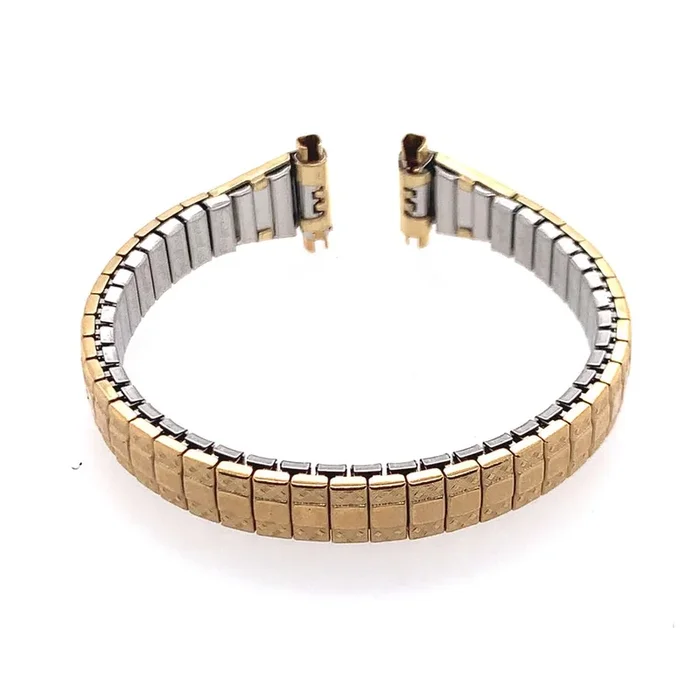 14Mm Yellow & White Flex Bracelet Watch Strap