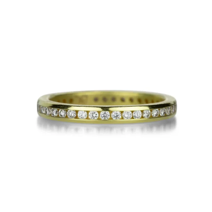 18k Channel Set Diamond Band