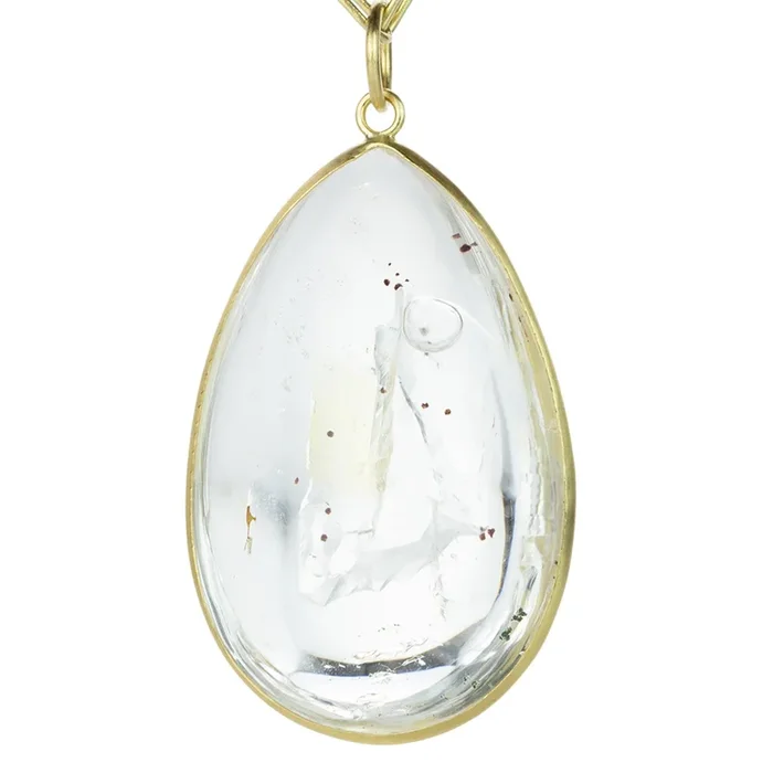 18k Enhydro Pendant with Hematite (Pendant Only)