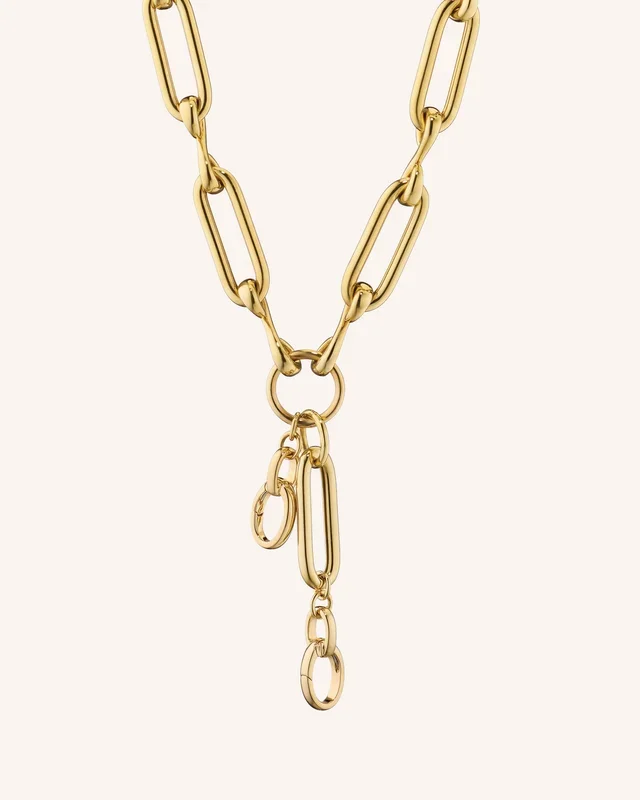 18K Gold Infinity Classic Link “Design Your Own” Necklace