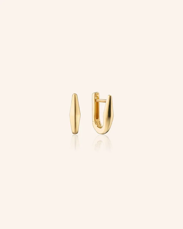 18K Gold Petite “Points North” Earring