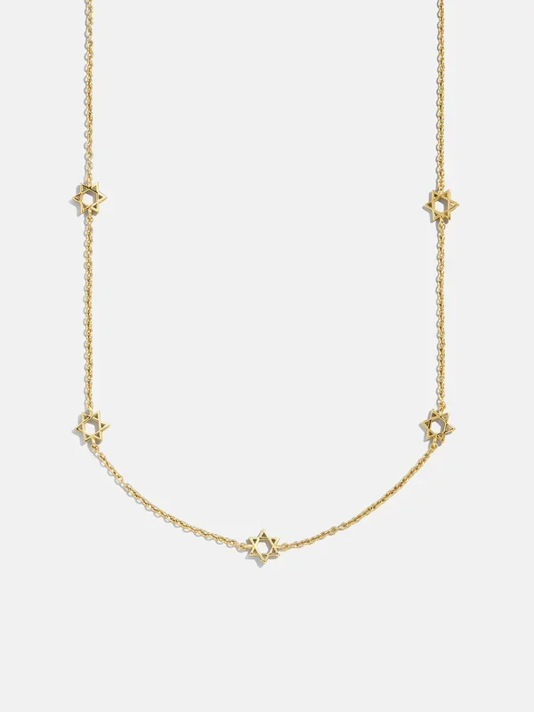 18K Gold Star of David Necklace – Star of David