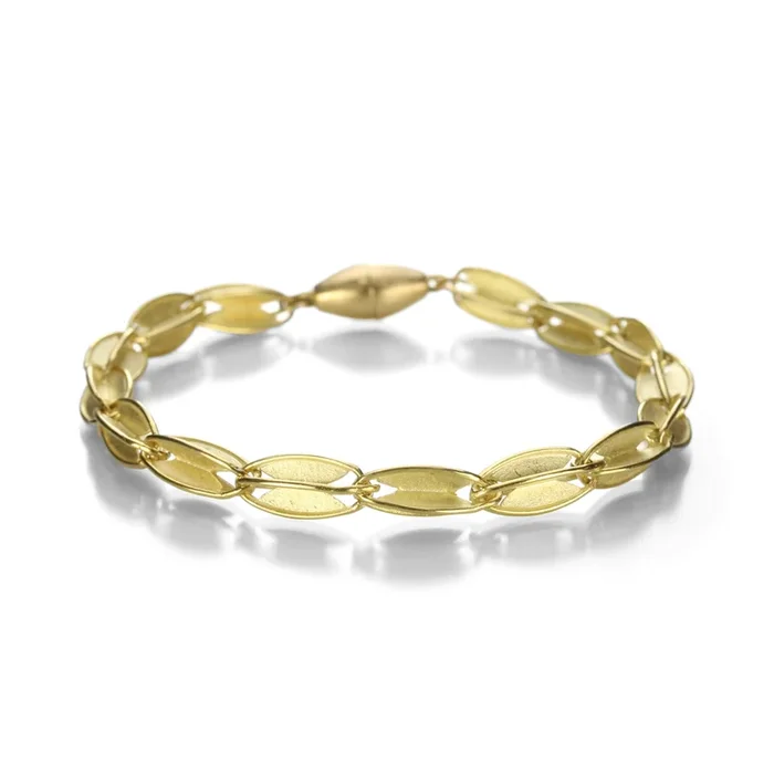 18k Oval Link Bracelet