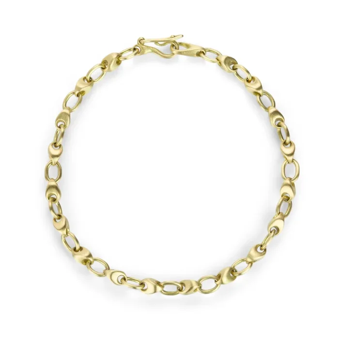 18k Pebble Chain Bracelet