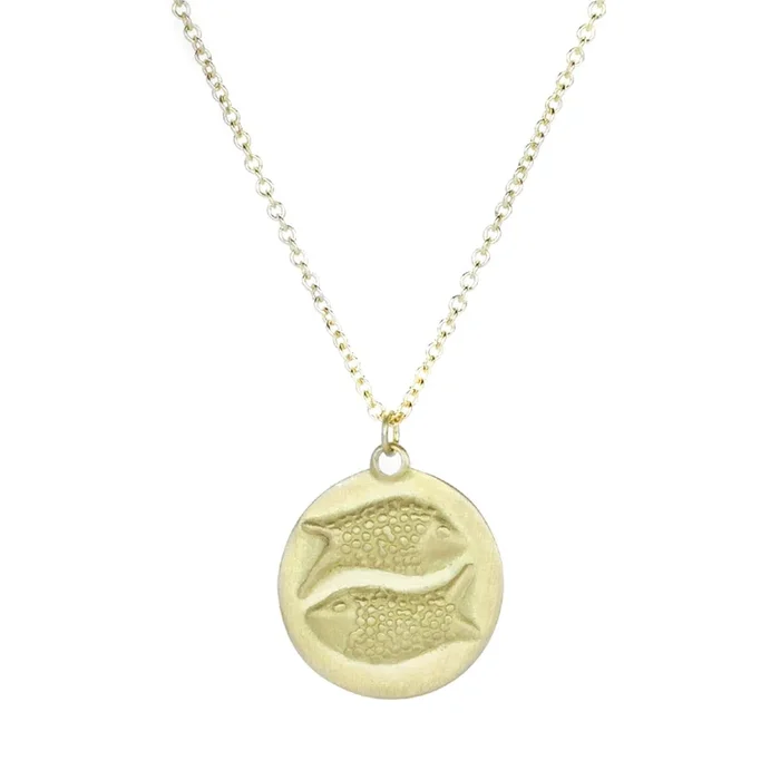 18k Pisces Pendant