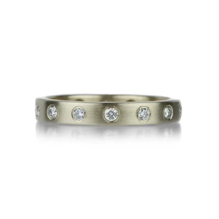 18k S Band with Diamonds