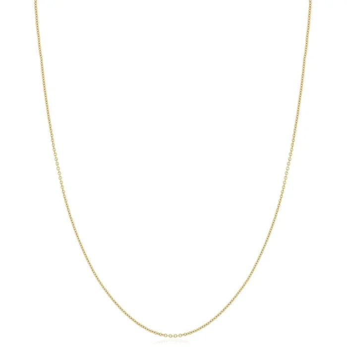18K Yellow Gold 18″ Cable Chain