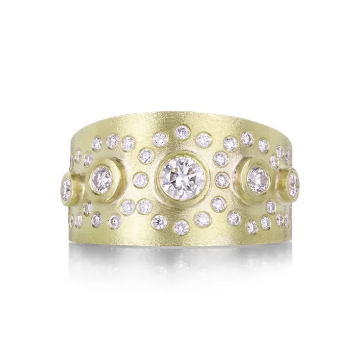 18k Yellow Gold Gabriella Diamond Ring