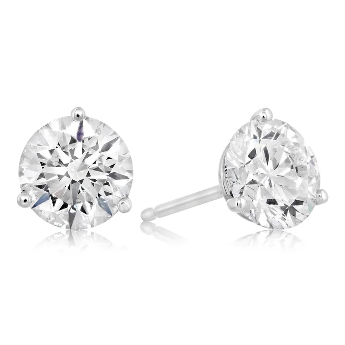 2.02 Carat Diamond Studs