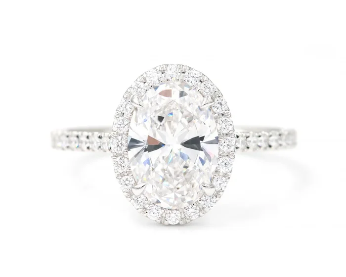 2.07-Carat Brilliant Cut Oval Diamond Ring
