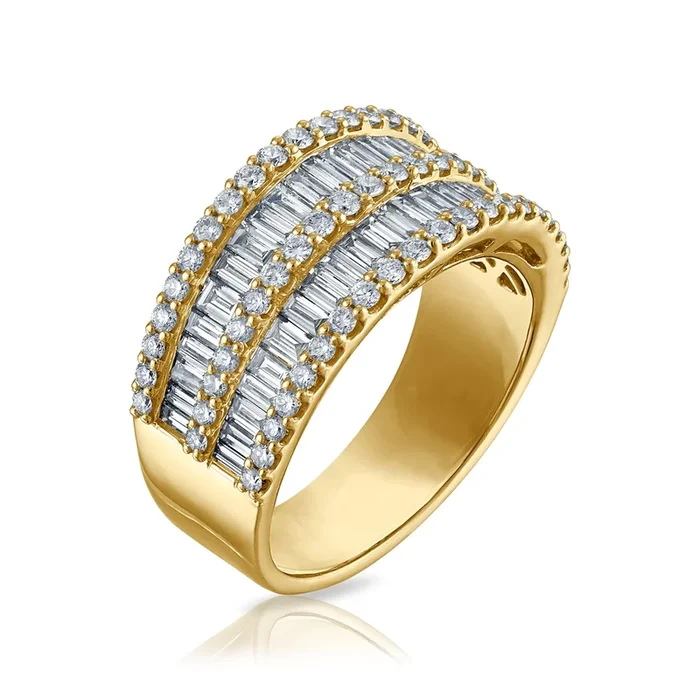 2.10CT Wide Diamond Band