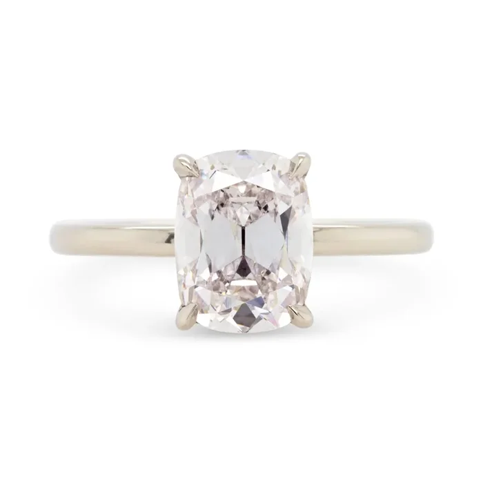 2.21ct Vera Cushion Lab Grown Diamond Engagement Ring