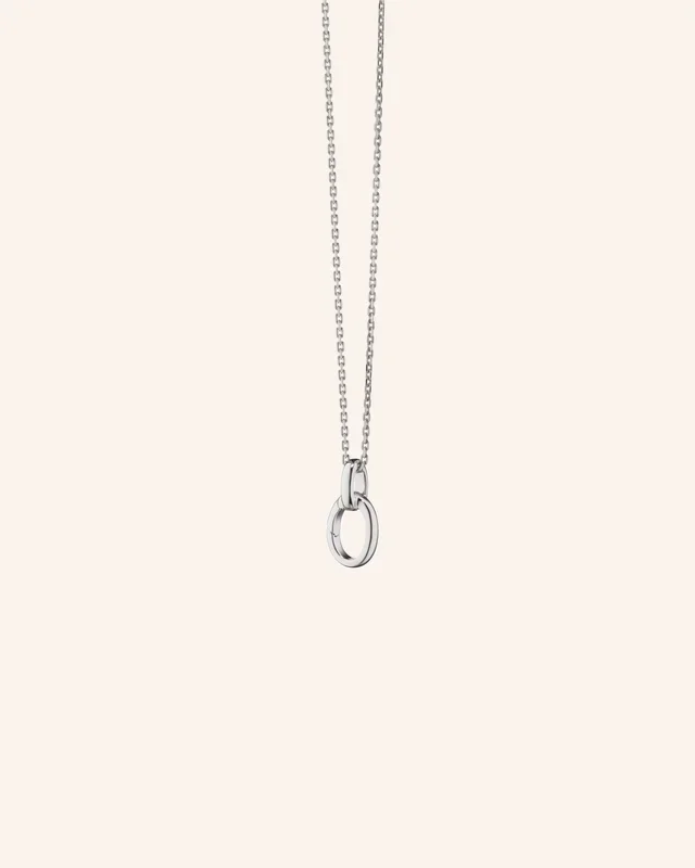 20″ “Design Your Own” Sterling Silver Charm Chain Necklace, 1 Charm Station