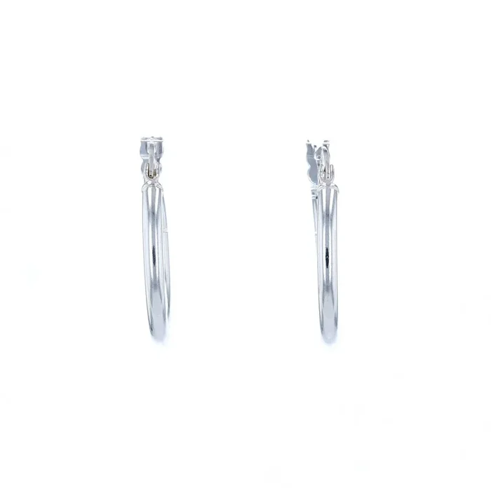 20 mm Sterling Silver Hoop Earrings