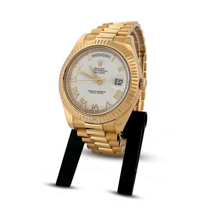 2012 Rolex Day-Date 41mm “President” 18k Yellow Gold Watch with Box and Card