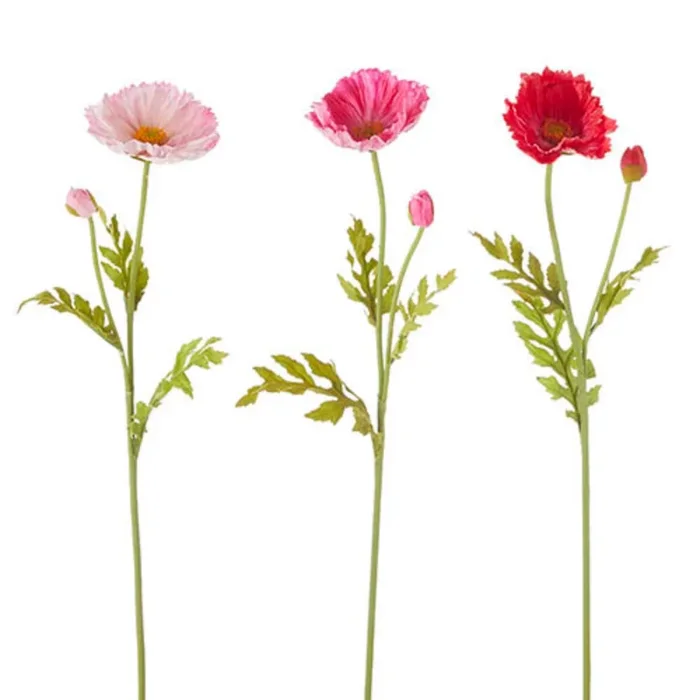 23″ Real Touch Poppy Stem