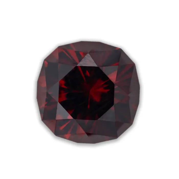3.19ct 8.5×8.5MM CELESTIAL CUSHION CUT SPESSARTITE GARNET
