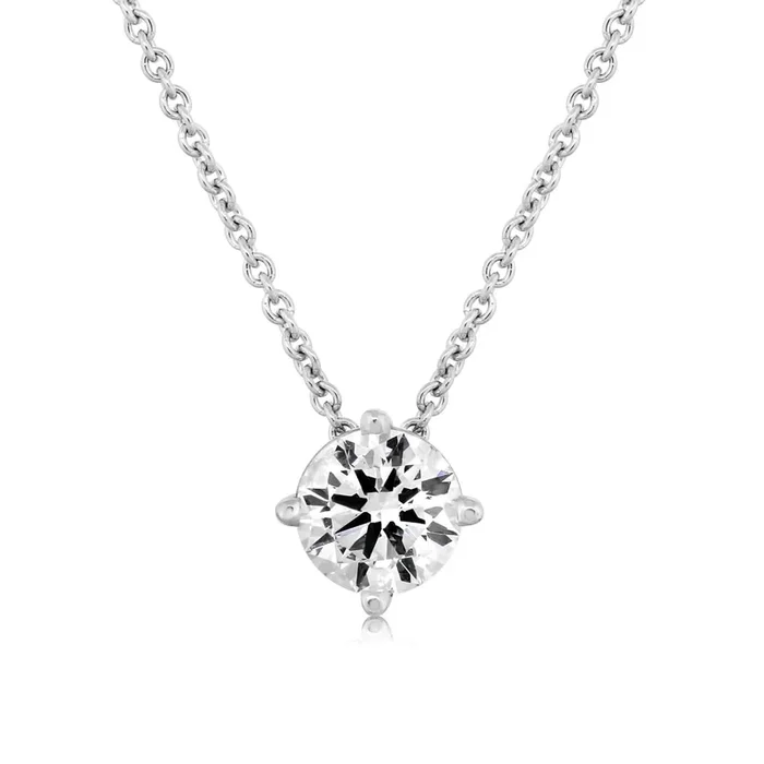 3/4 Carat Diamond Solitaire Pendant