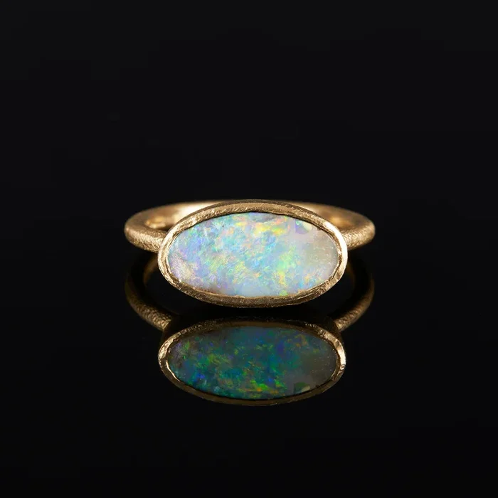 3.54 Carat One-of-a-Kind Boulder Opal Ring | OP20-OOAK