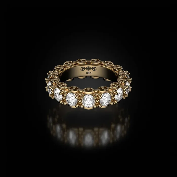 3.5MM INFINITE I RING | PRONG SETTING