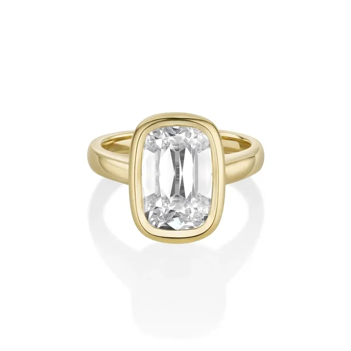 3.62ct Old Mine Lab Created Diamond Ring