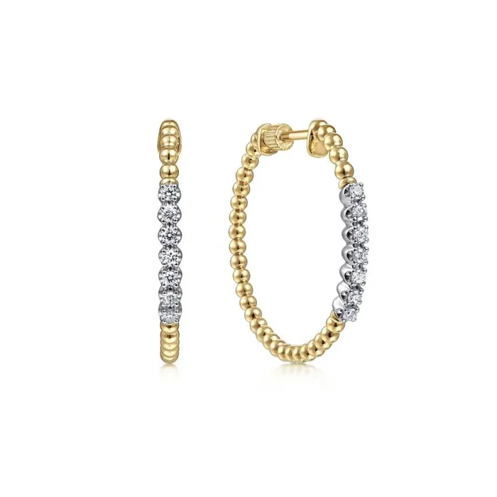 30MM Bujukan Diamond Hoop Earrings
