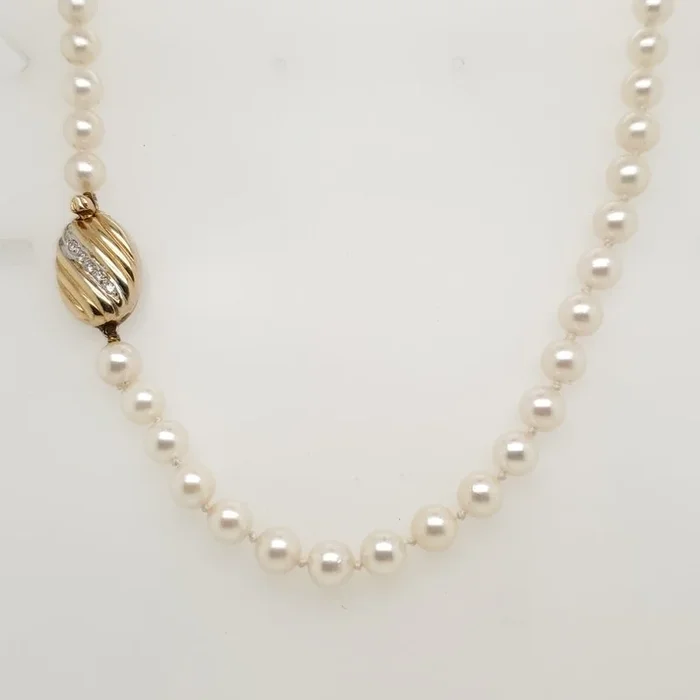 34″” Cultured Akoya Pearl Necklace