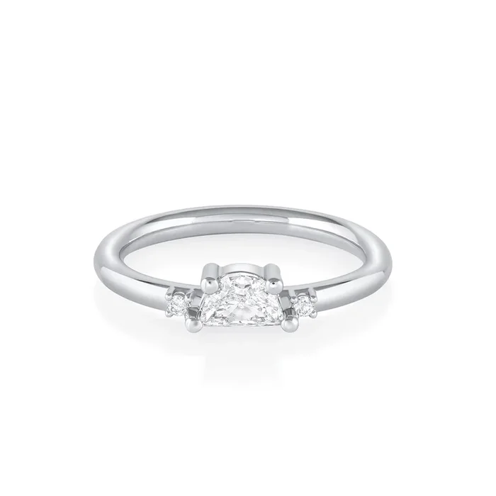 .35ct White Diamond Moonlight & Lovers Engagement Ring