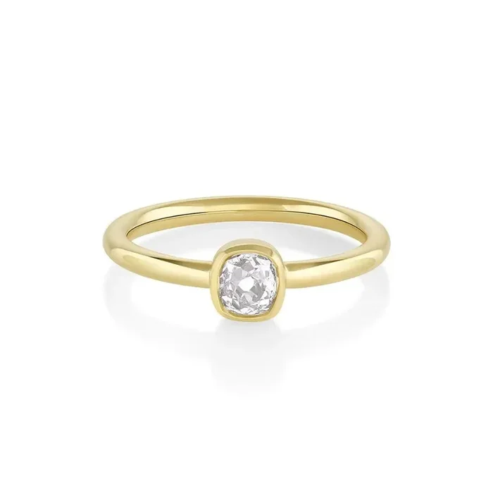 .38ct Old Mine Diamond Sweet Pea Ring
