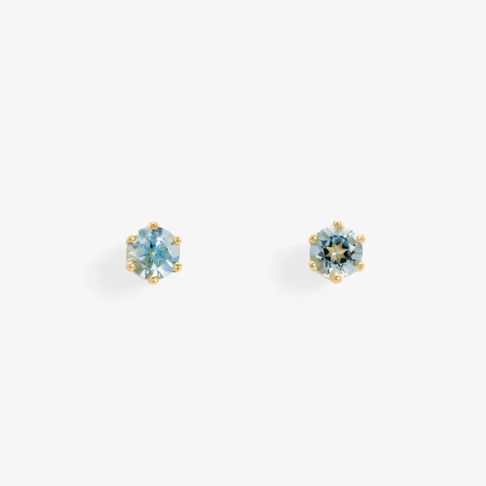 3mm Aquamarine Studs | E1902AQ