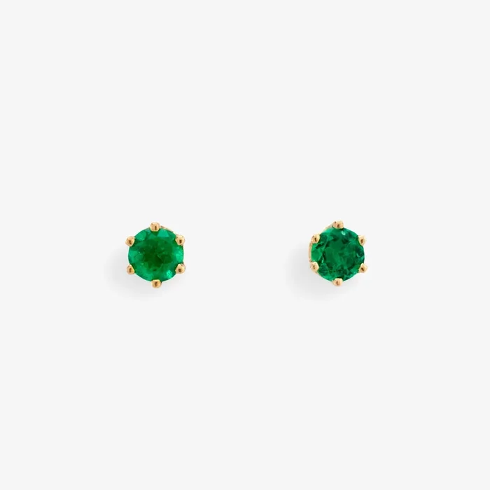 3mm Emerald Studs | E1902E